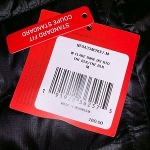 Black North Face puffer coat